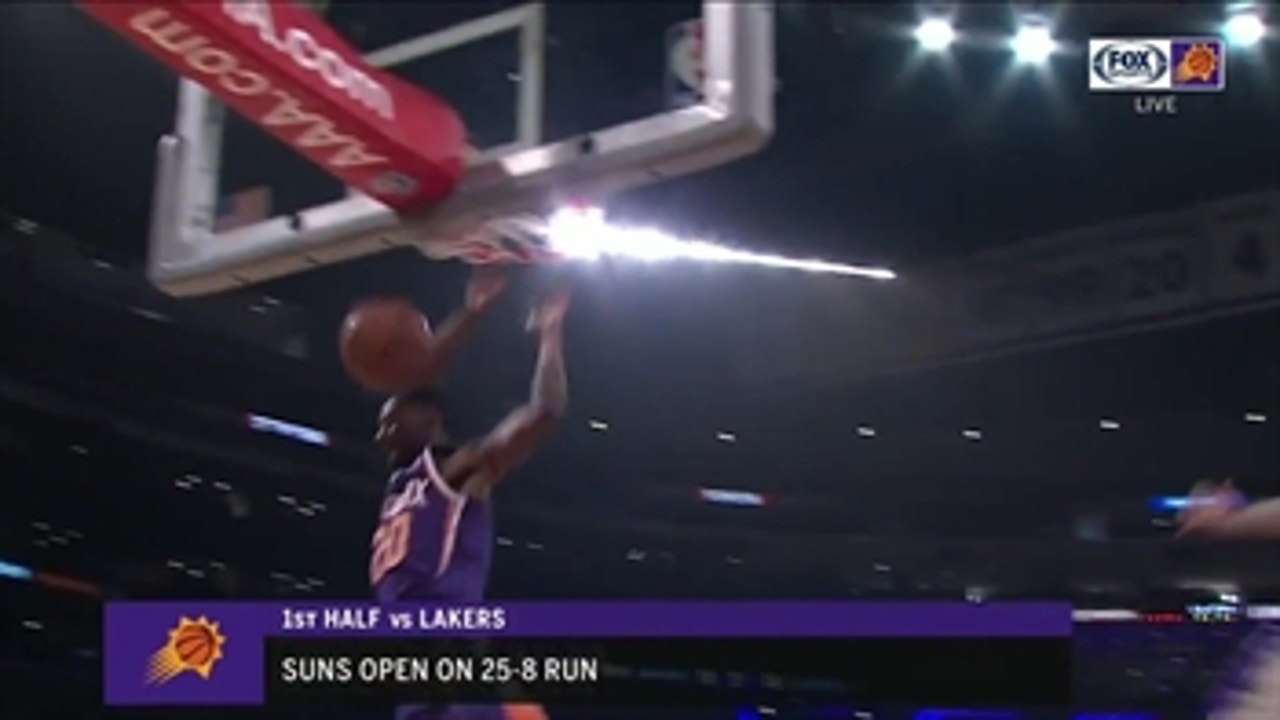 HIGHLIGHTS: Suns build early lead, watch it slip away