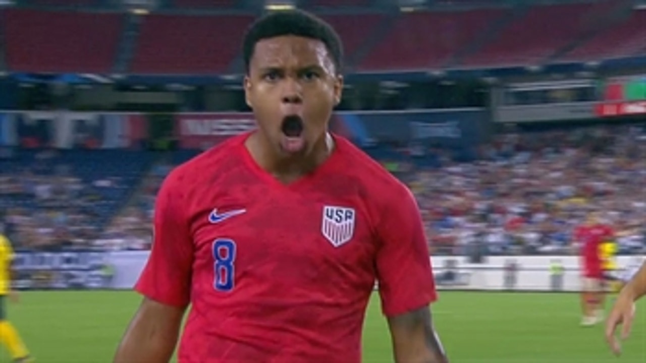 Weston McKennie puts the USMNT up 1-0 vs. Jamaica | 2019 CONCACAF Gold Cup Highlights