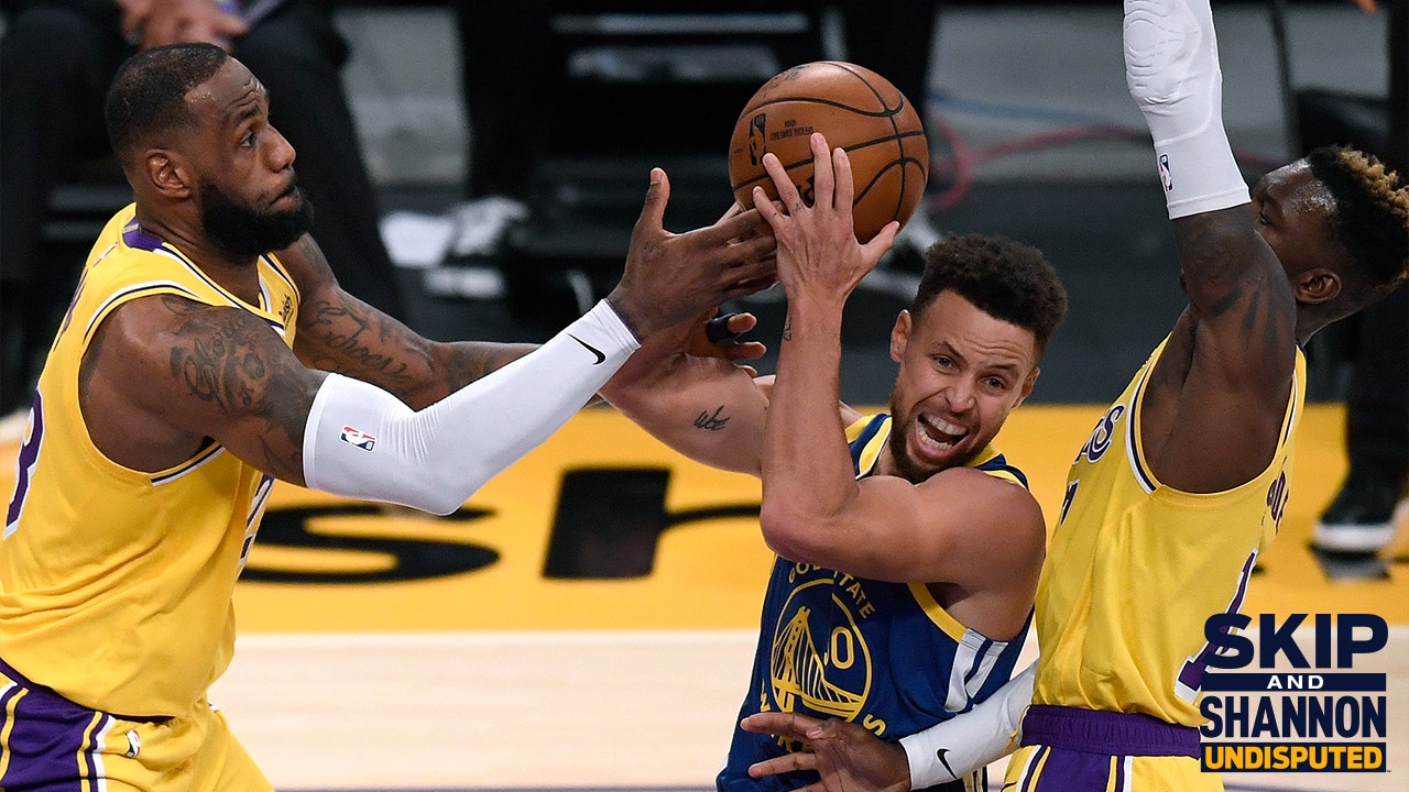 Shannon Sharpe gives his prediction for Lakers vs. Warriors play-in game | UNDISPUTED