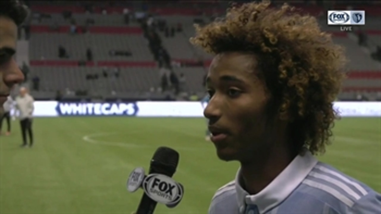 Busio on his first career goal: 'I feel like I worked my butt off and helped the team win'