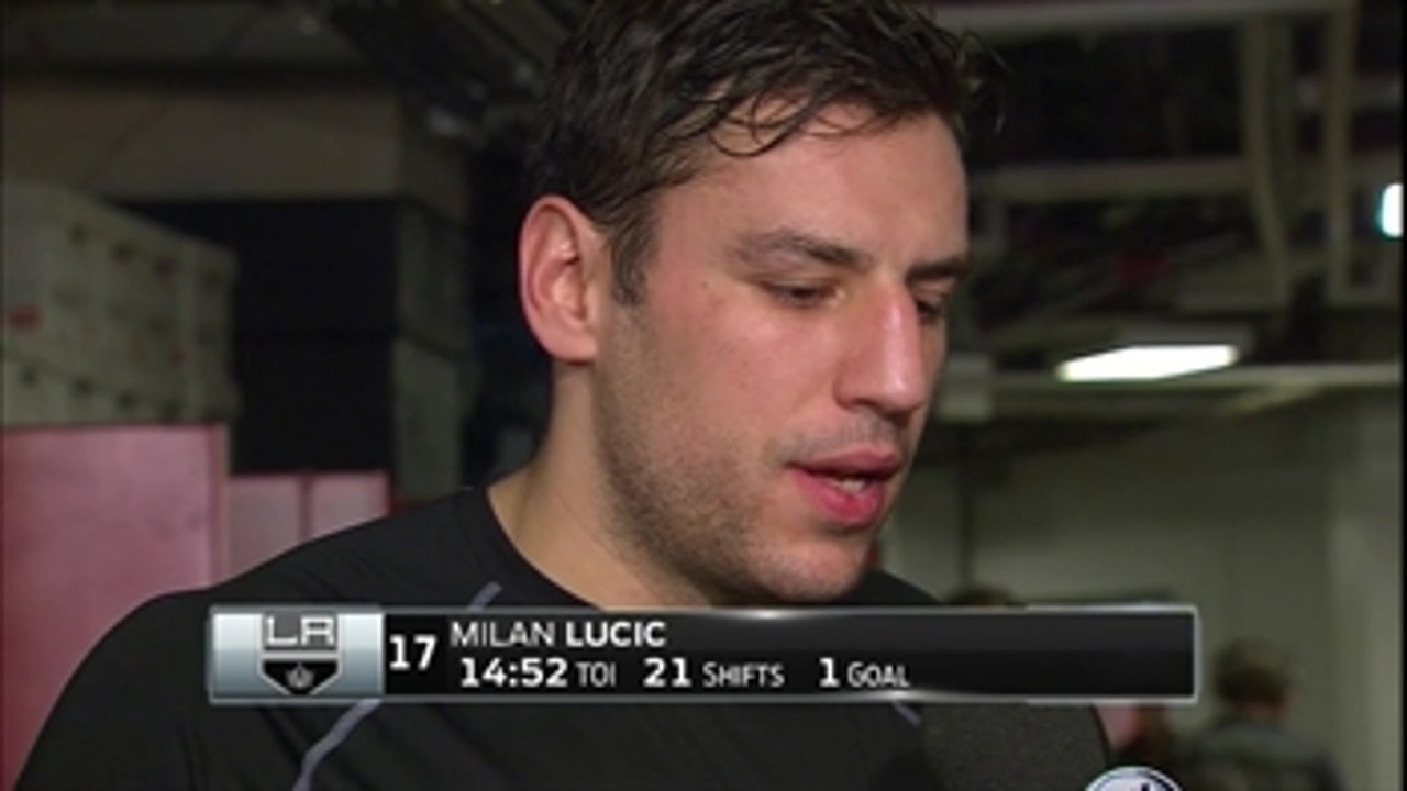 Milan Lucic and the LA Kings complete an undefeated road trip