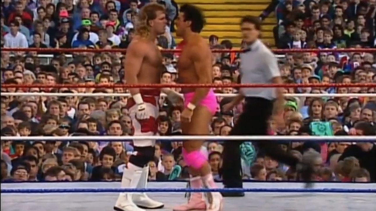 Shawn Michaels and Rick Martel square off at Summer Slam '92 in front of Sensational Sherri