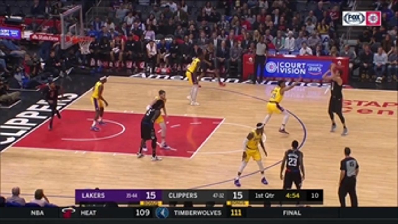 HIGHLIGHTS: Gallinari scores 27 in Clippers loss to Lakers