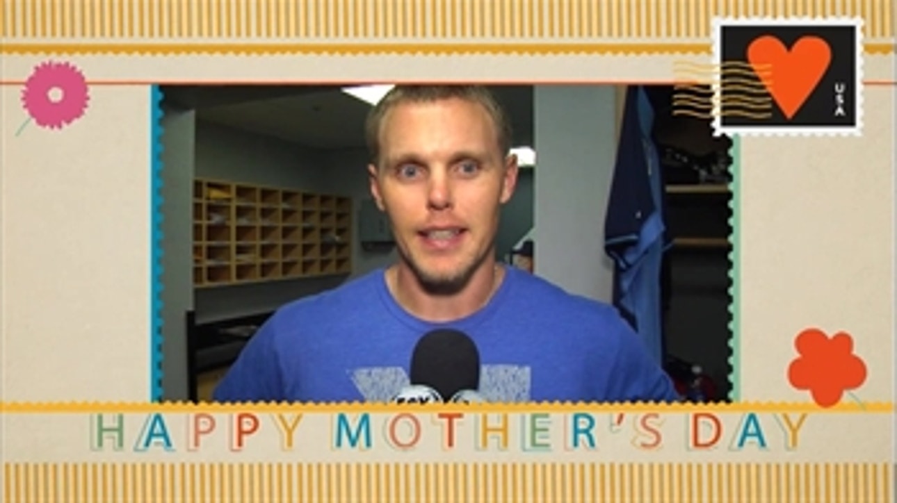 Brandon Guyer, Kevin Kiermaier wish moms a happy Mother's Day