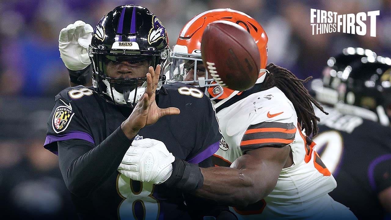LaVar Arrington: Defenses are figuring out how to play against Lamar Jackson I FIRST THINGS FIRST
