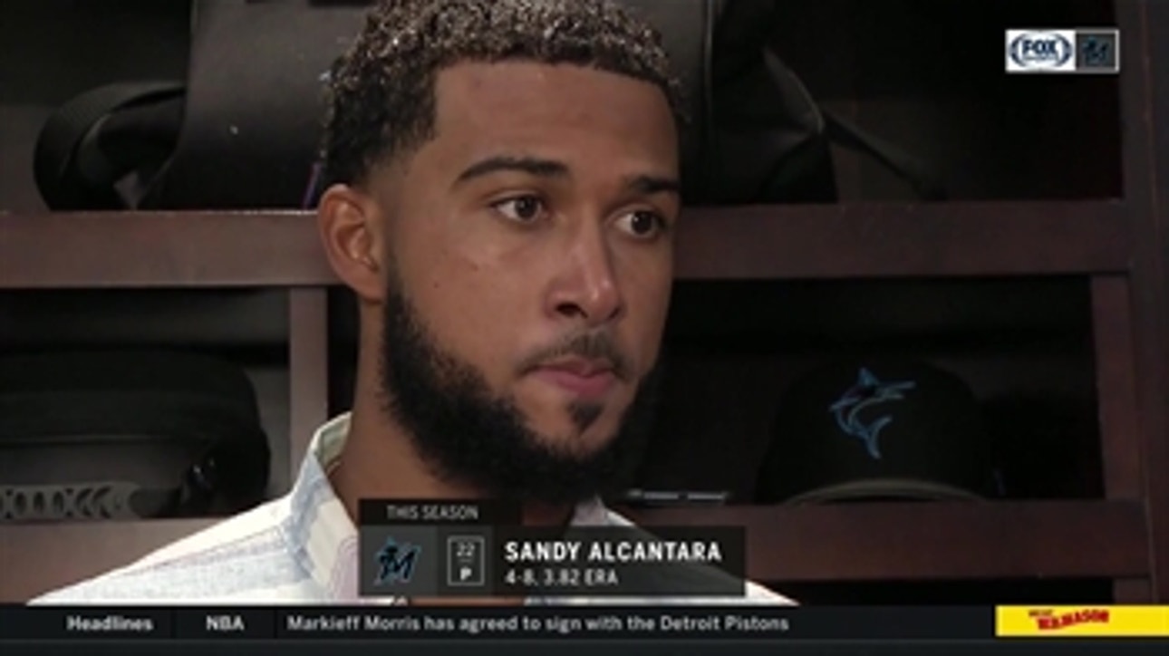 Sandy Alcantara Marlins' loss: 'Just missed the spot with my pitch, and they hit a homer'