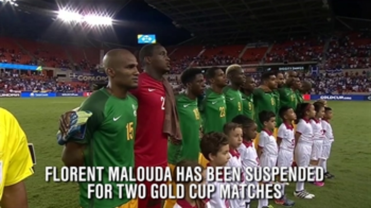 Florent Malouda suspended for 2 games in the Gold Cup