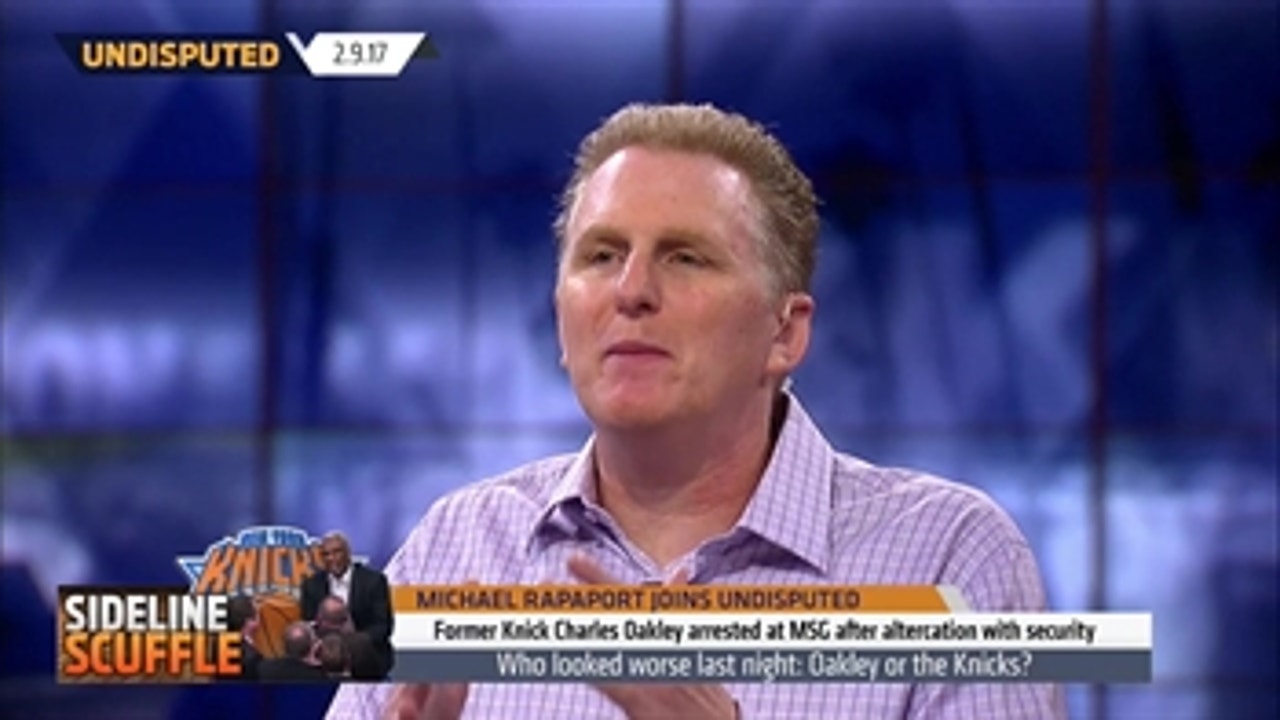 Michael Rapaport's reaction to Knicks treatment of Charles Oakley ' UNDISPUTED
