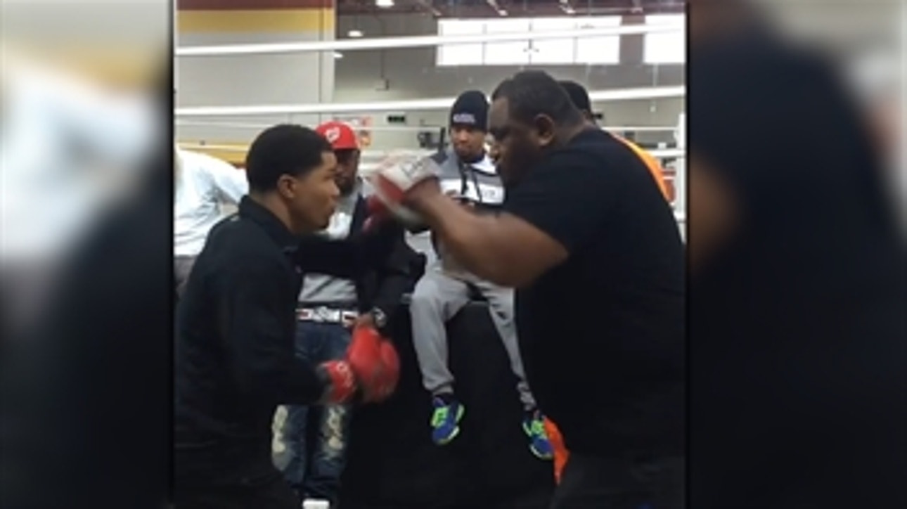 This pro boxer might have the fastest hands we've ever seen