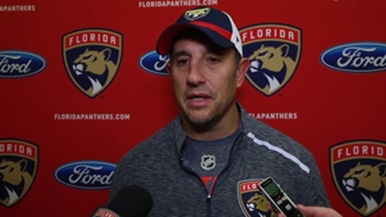 Bob Boughner stresses the importance of patience against Flyers