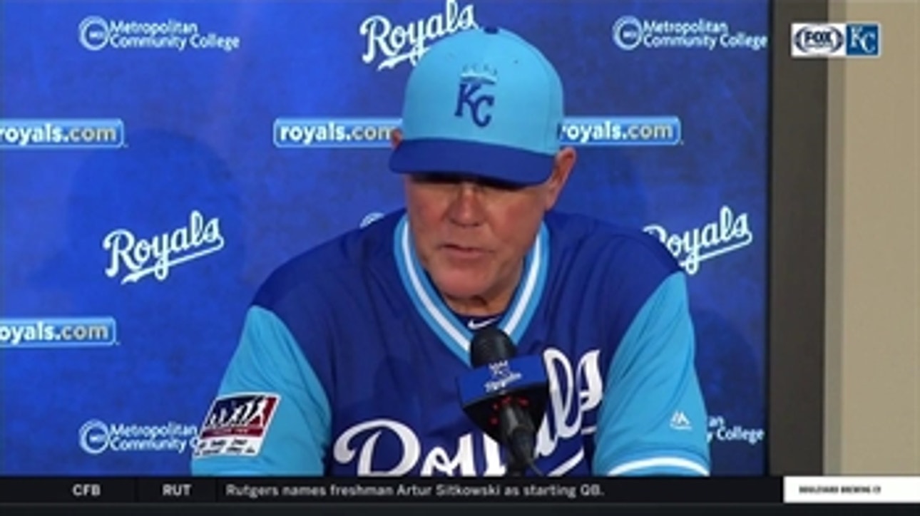 Yost on Royals rookies: 'They are getting their feet wet up here, which is fun to see'