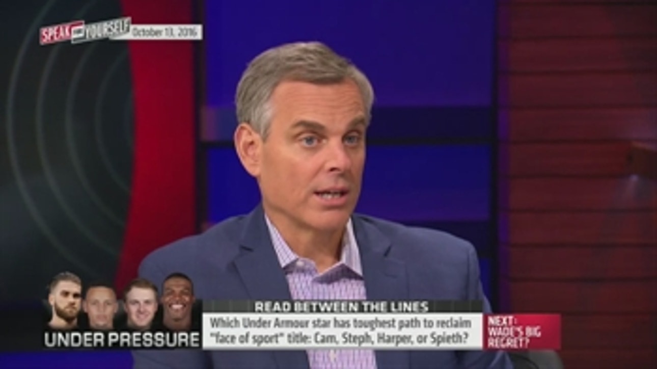 Under Armour reps [Steph, Cam, Spieth and Bryce] are having trouble winning - 'Speak For Yourself'