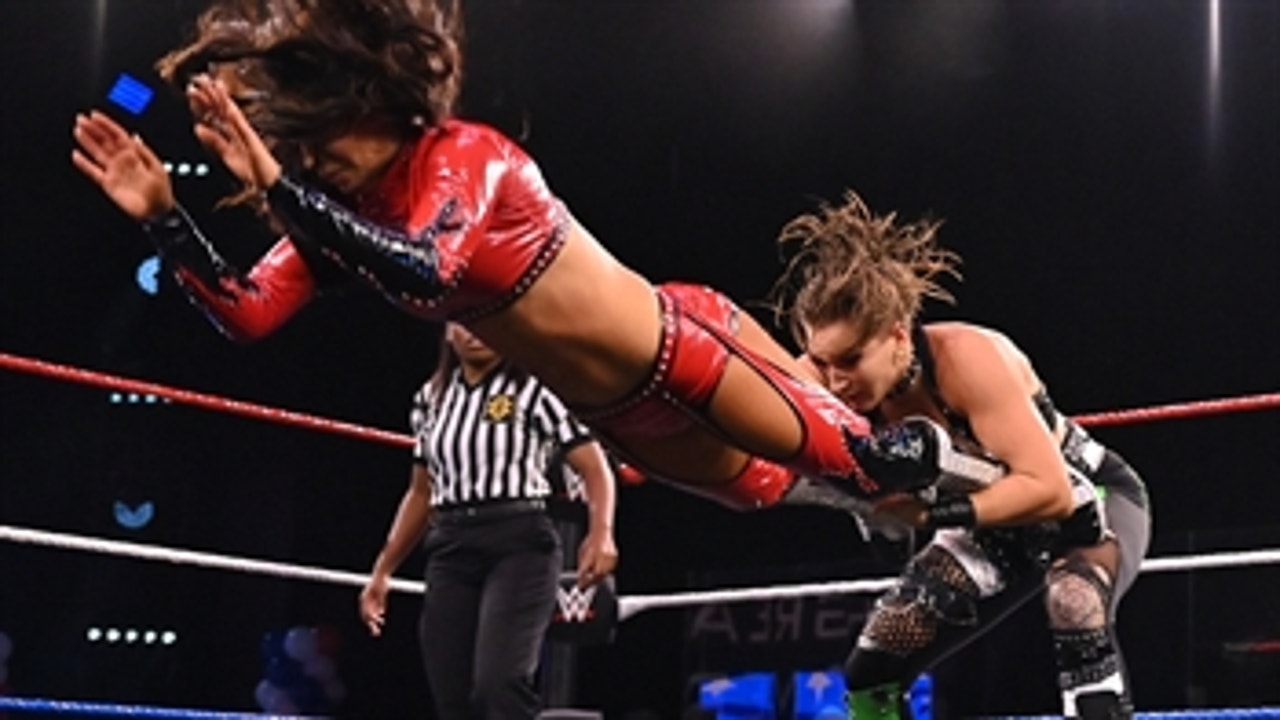 Rhea Ripley vs. Aliyah & Robert Stone - Handicap Match: NXT Great American Bash, July 1, 2020