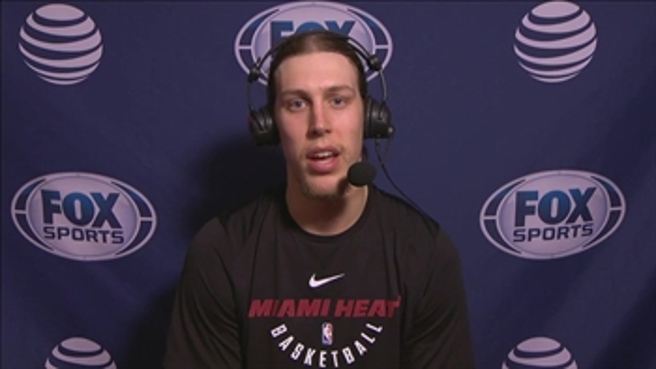 Kelly Olynyk likes how Heat are coming together down the stretch