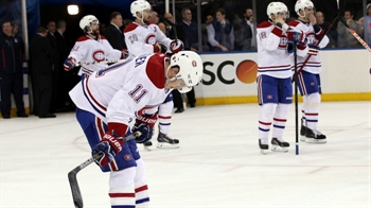 Canadiens fall to Rangers, lose series 4-2