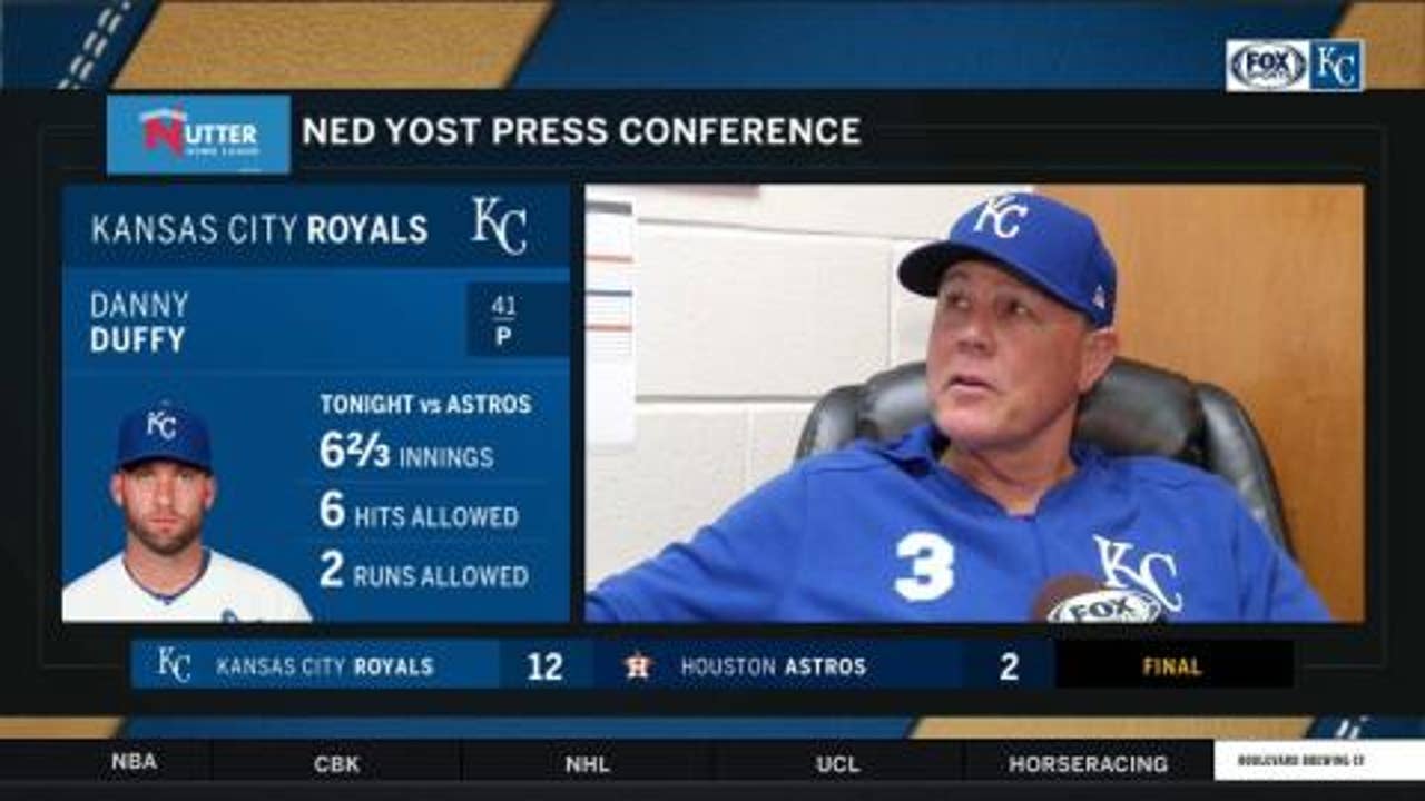 Yost on Duffy: 'He had a lot of things working for him tonight'