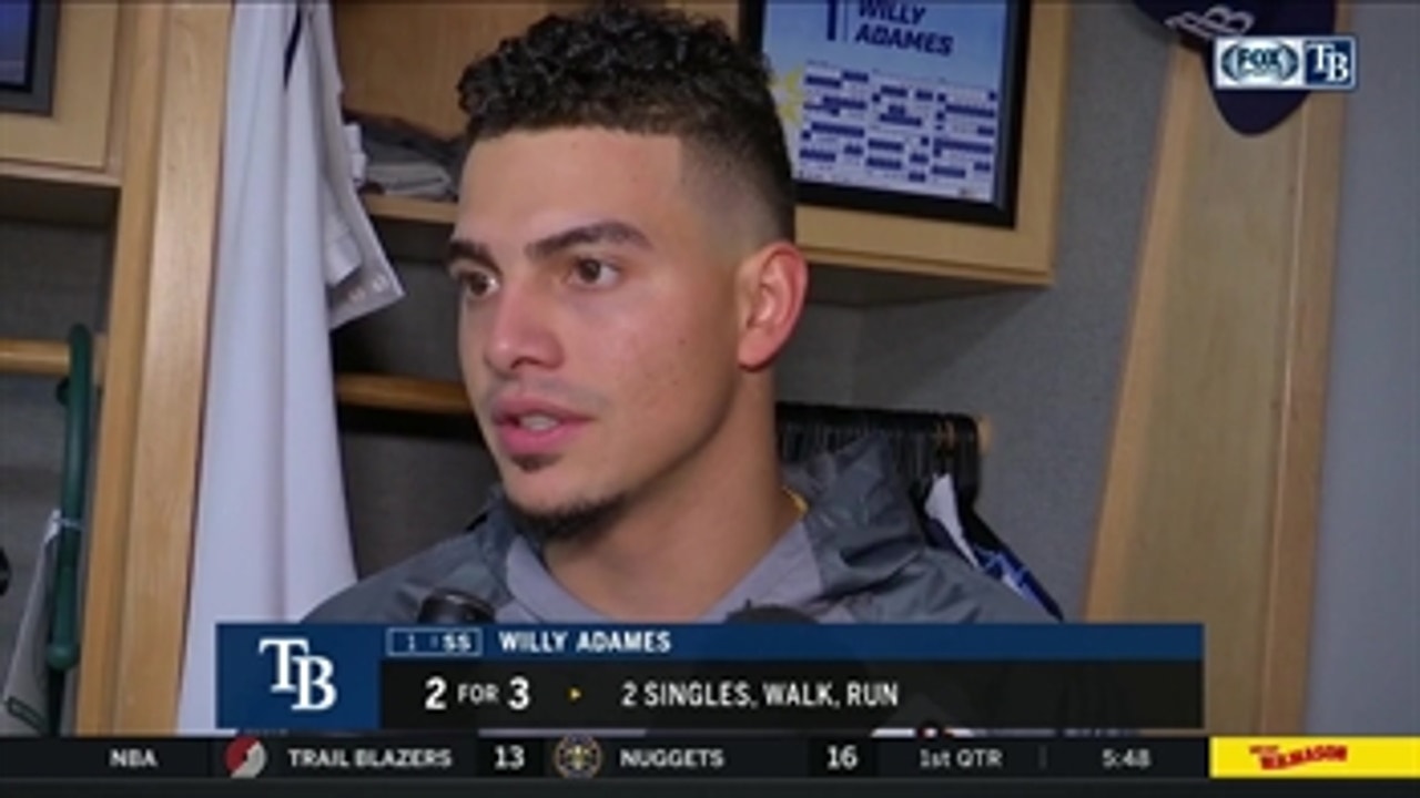Willy Adames says he's been feeling better since KC