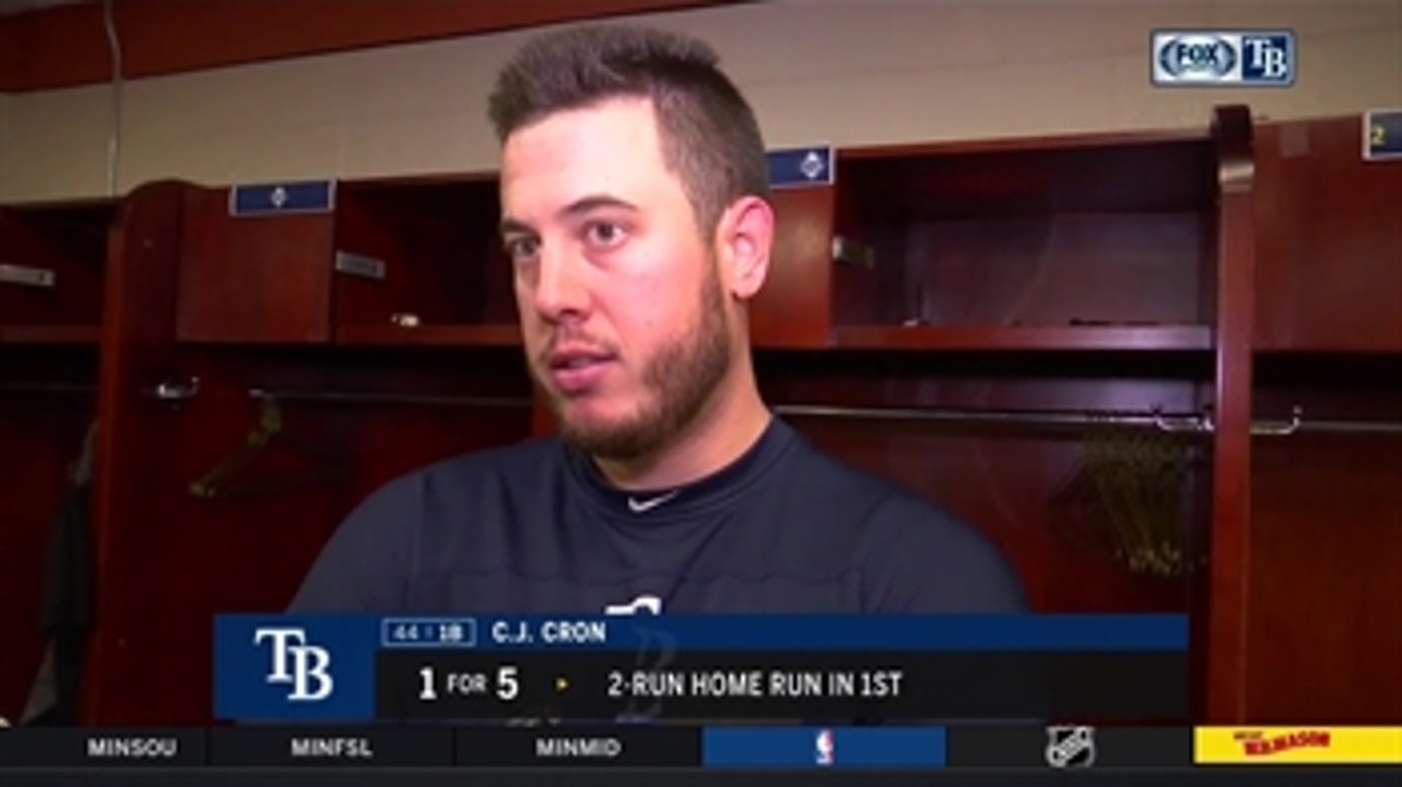 C.J. Cron: It's pretty cool to see us all click