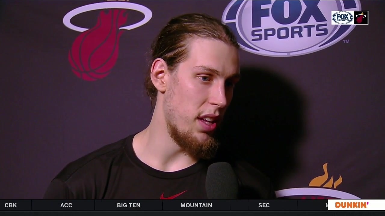 Kelly Olynyk discusses Heat's franchise record-setting 22 triples