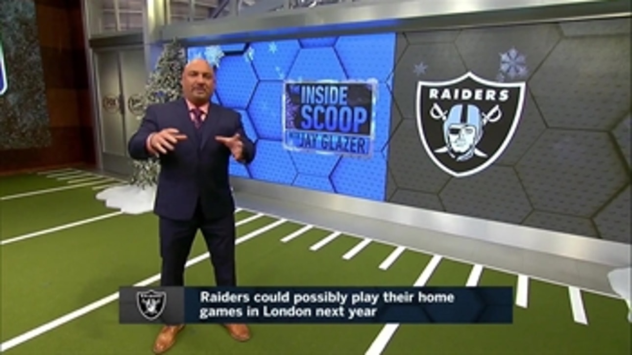 The Raiders could play their home games in London next year -- Jay Glazer reports