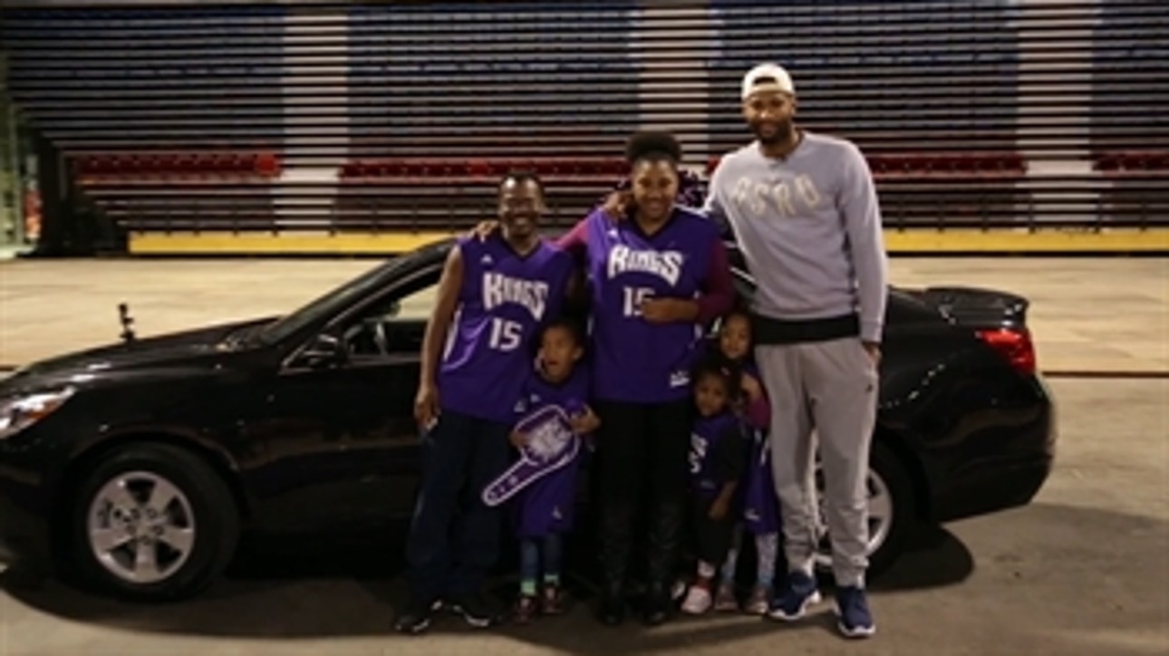 DeMarcus Cousins surprises family in need with new car