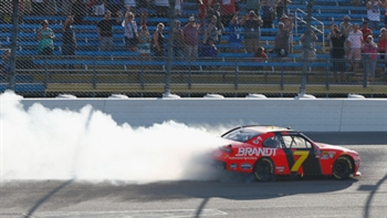 Justin Allgaier wins at Iowa | 2018 NASCAR XFINITY SERIES | FOX NASCAR