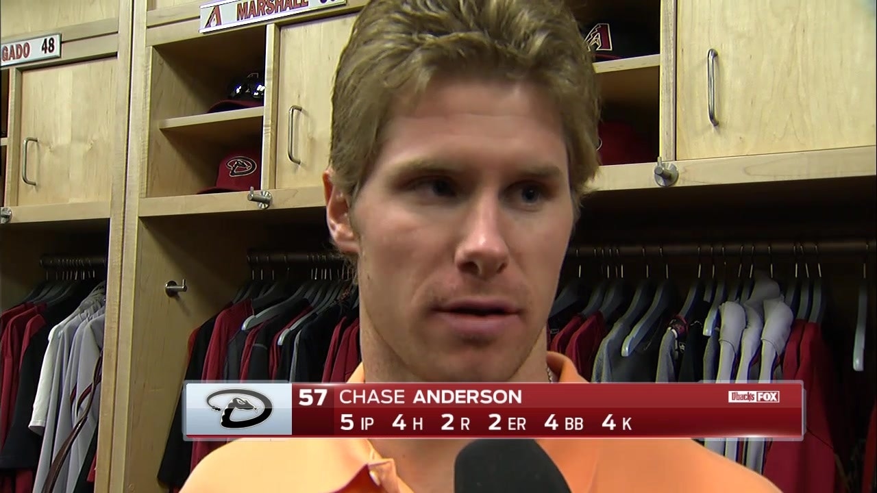 Chase Anderson on his control, first loss