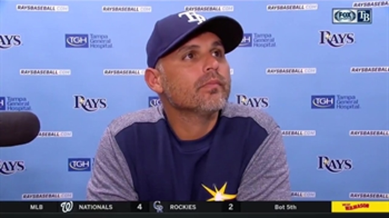 Kevin Cash on Jalen Beeks night, Mike Zunino's production