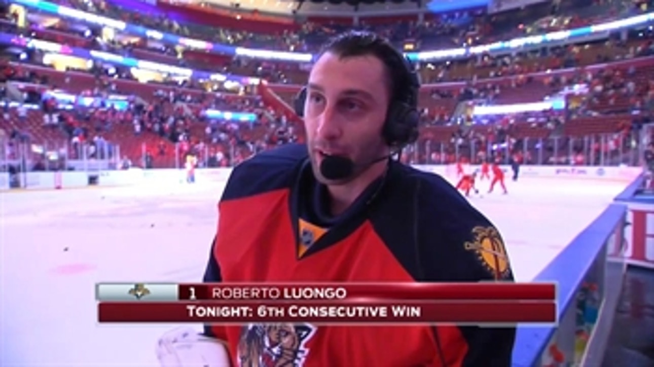 Roberto Luongo: It is fun to play hockey right now