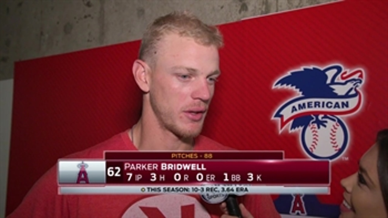 Parker Bridwell earns win No. 10 of first season with Angels