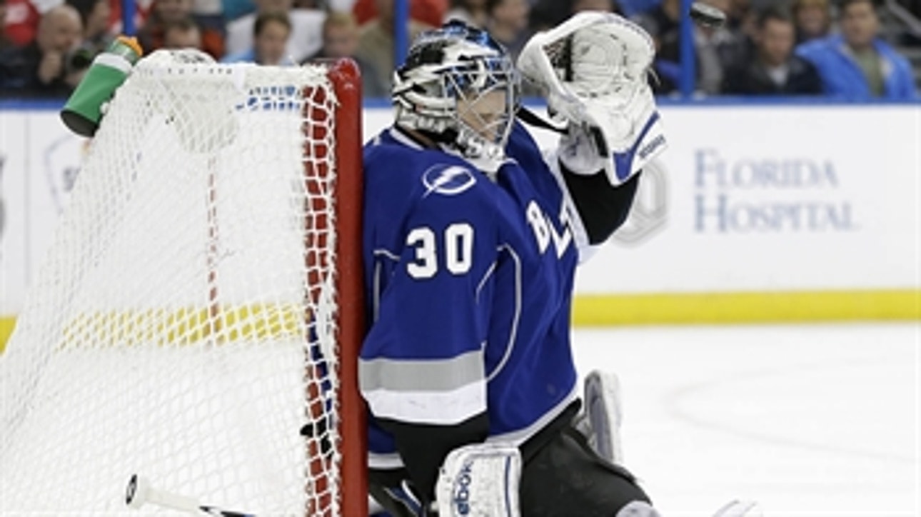 Bishop, Bolts beat Red Wings