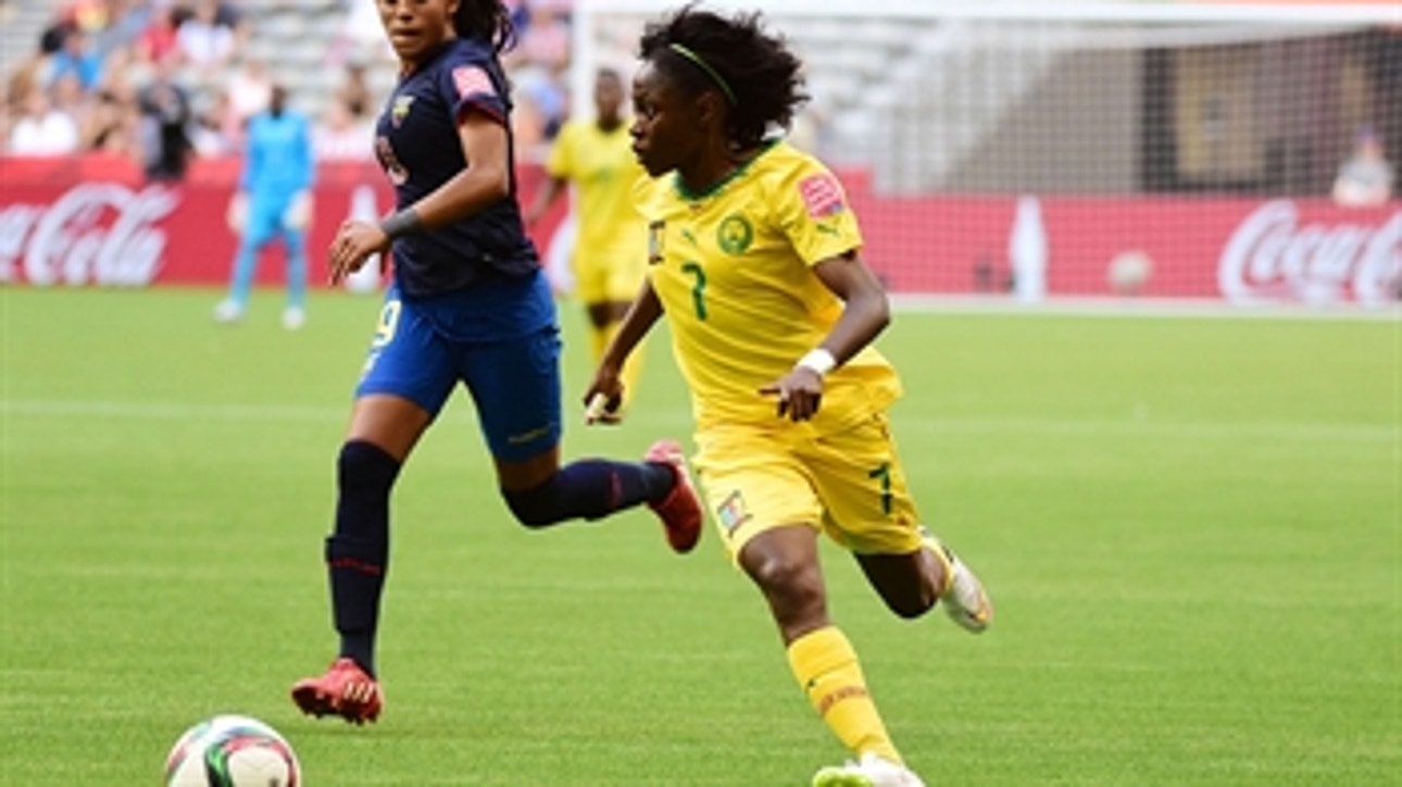 Onguene makes it 5-0 in favor of Cameroon - FIFA Women's World Cup 2015 Highlights