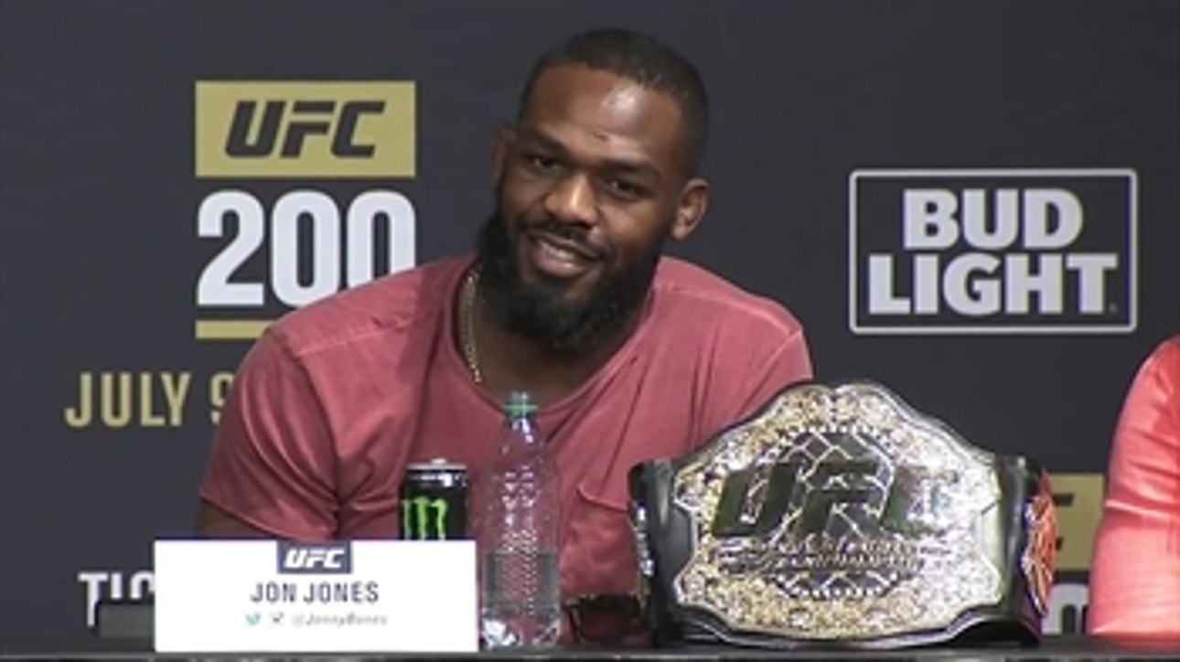 A fan asked Jon Jones what it was going to feel like when 'DC spanks you at UFC 200'?