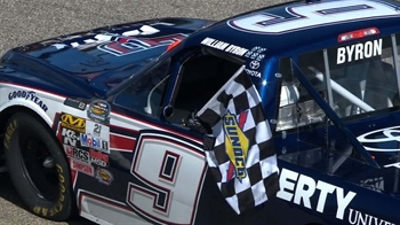 TRUCKS: William Byron Dominates to Advance to Next Round in the Chase - Loudon 2016
