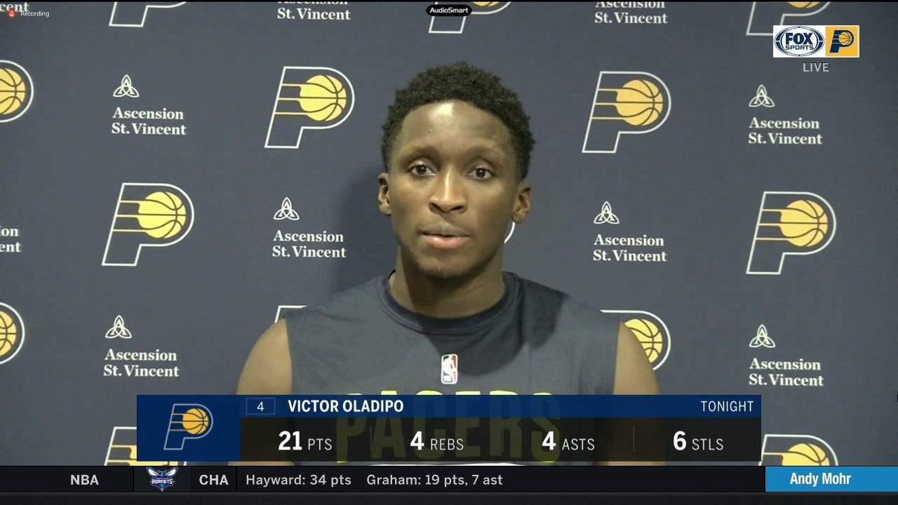 Oladipo on Pacers' defense: 'We've just got to do a better job of getting stops'