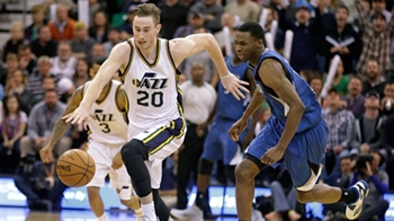 Jazz use late rally to down Wolves