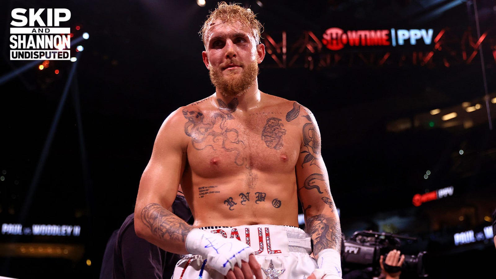 Shannon Sharpe: I give Jake Paul credit for KO win vs. Tyron Woodley, but he is not a real fighter I UNDISPUTED