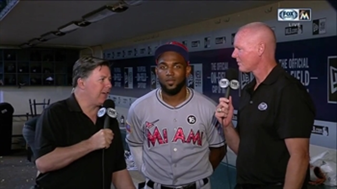 Marcell Ozuna reacts to potentially being an All-Star