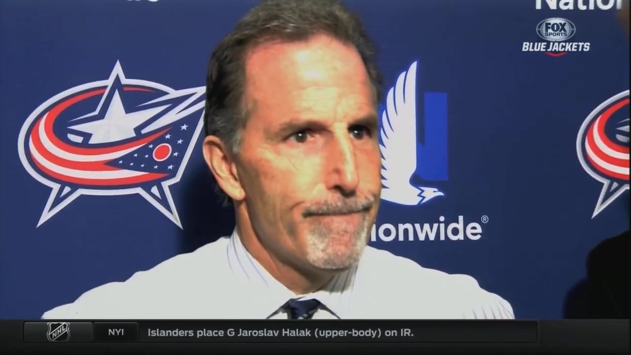 John Tortorella expresses the need to play with discipline following Jackets' loss in Florida.