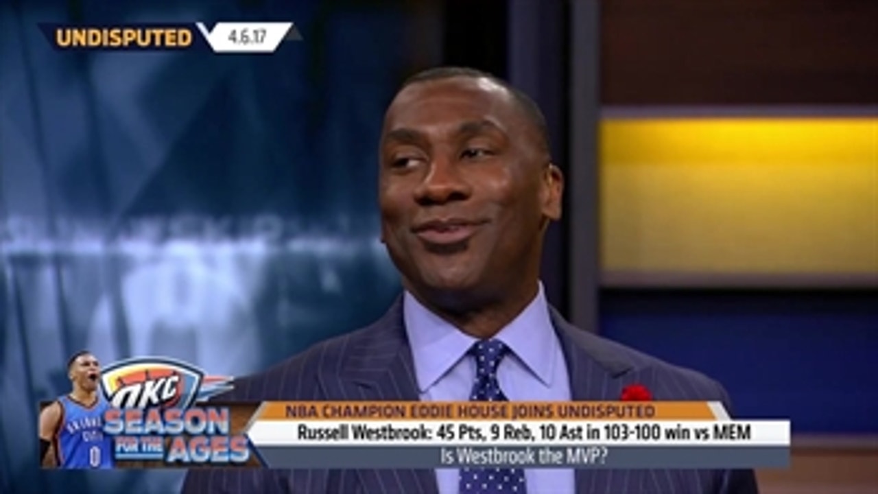 Shannon Sharpe still doesn't think Russell Westbrook is the NBA MVP ' UNDISPUTED