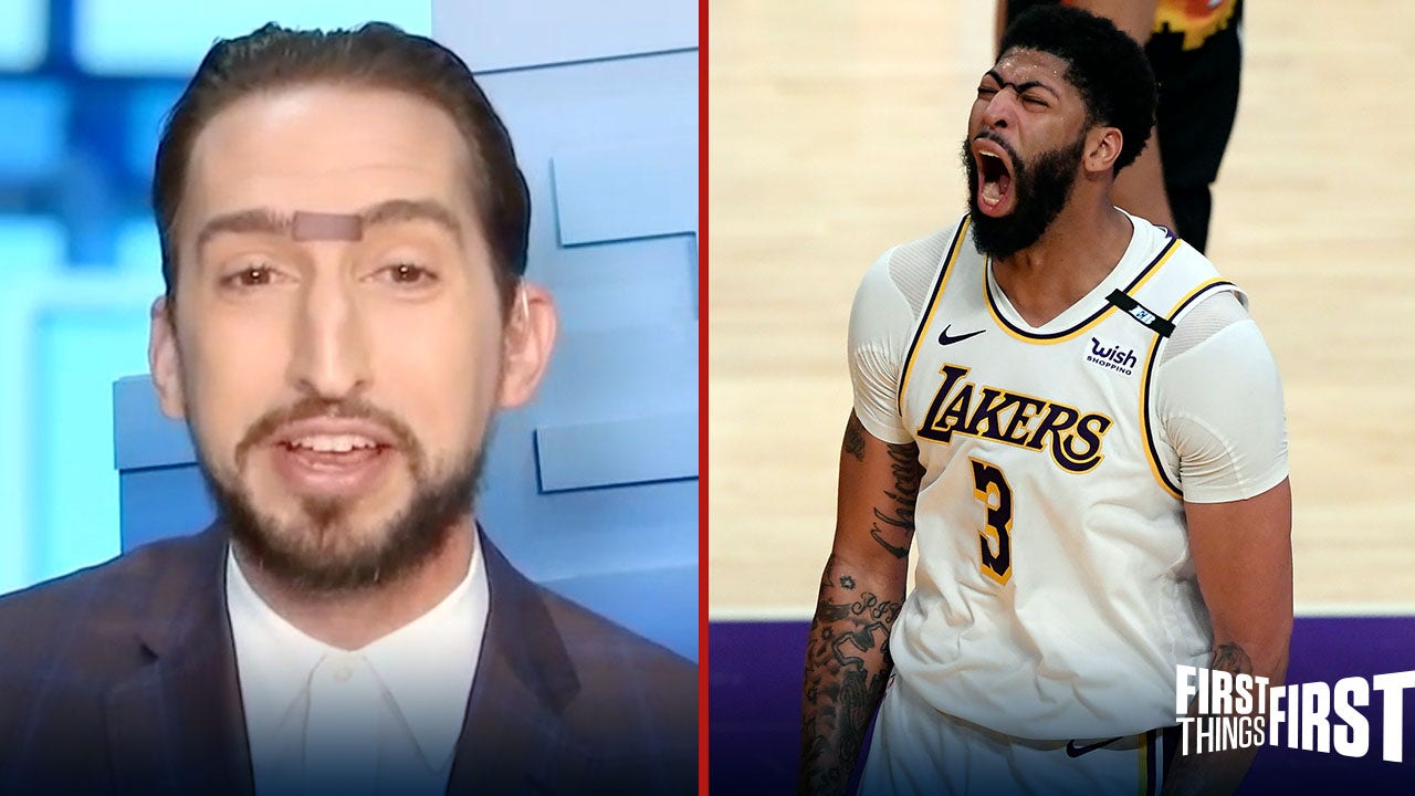 Nick Wright on AD's dominant performance after Lakers defeat Suns: 'The Brow is back!' ' FIRST THINGS FIRST