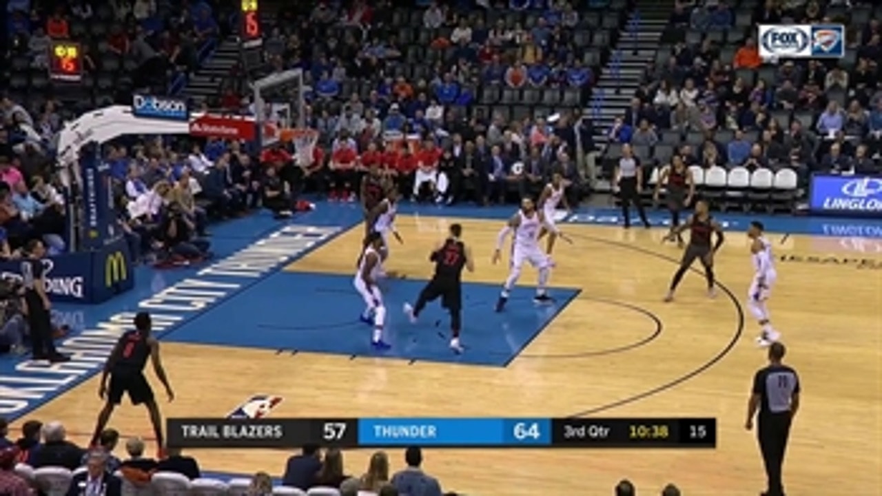 HIGHLIGHTS: Jerami Grant Block, Dunks at the other end