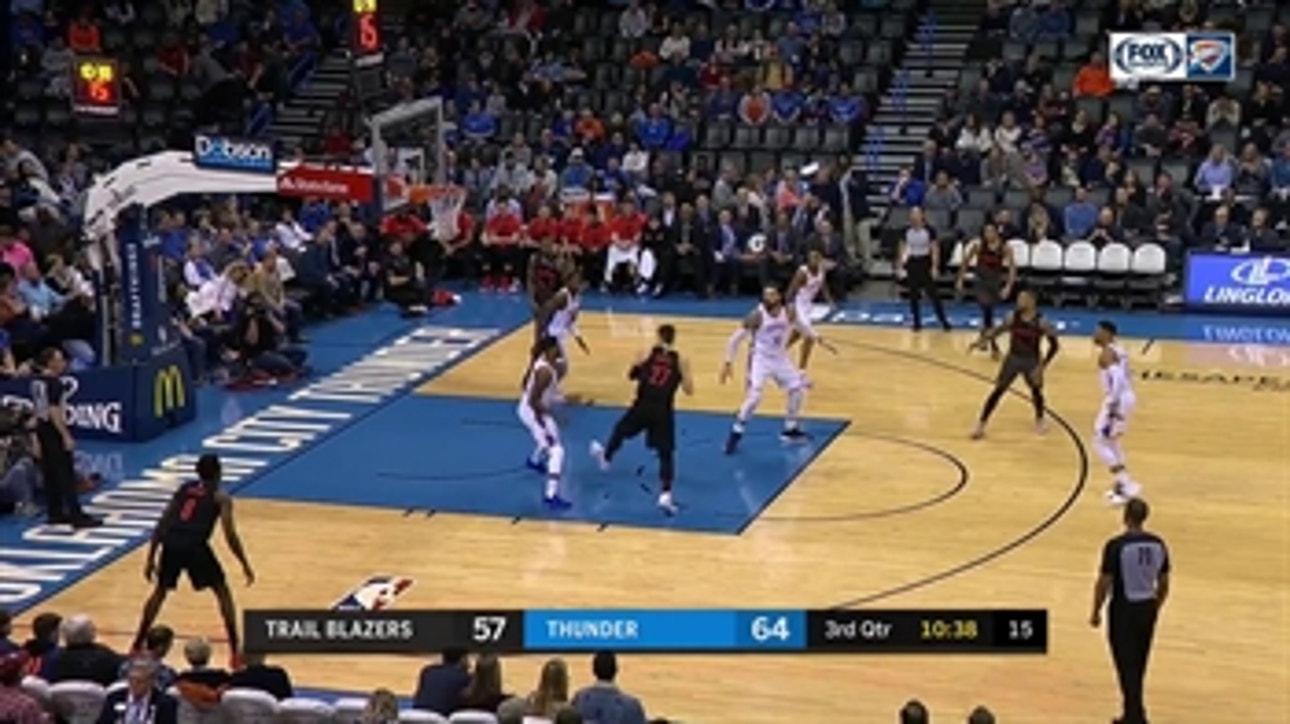 HIGHLIGHTS: Jerami Grant Block, Dunks at the other end