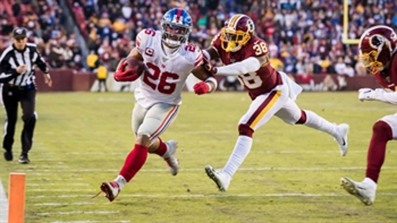 Saquon Barkley on his career-high game: ‘I’m back’