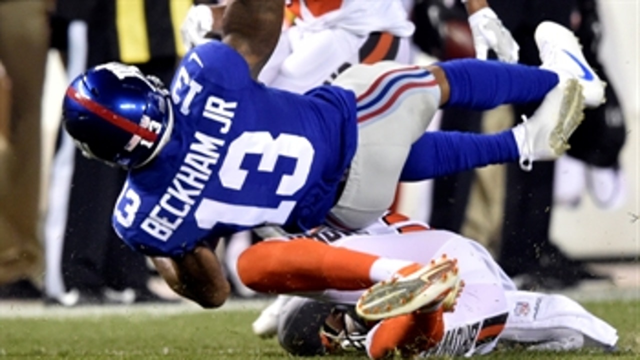 Shannon: Odell Beckham Jr. hit was 'a dirty play....bush league play'