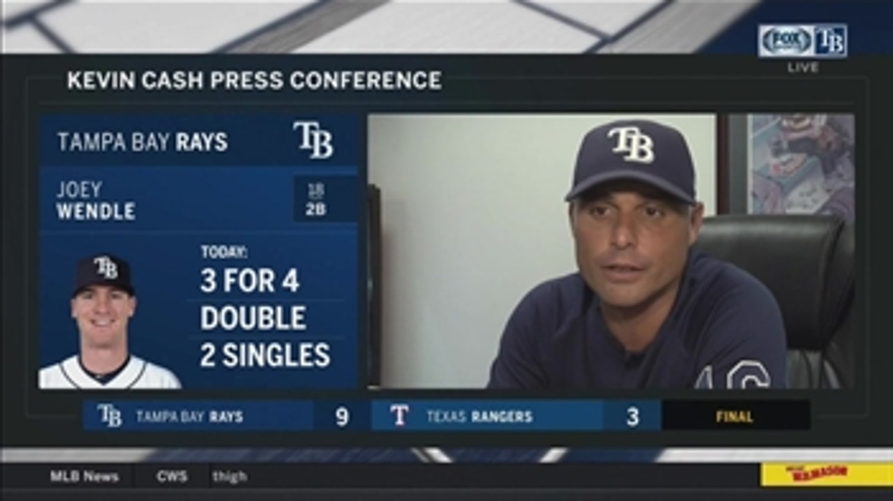 Kevin Cash: There were a lot of good at-bats, a lot of big hits