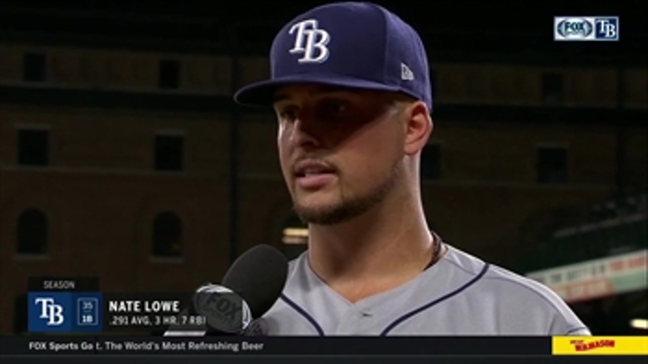 Nate Lowe discusses finding early success in the bigs