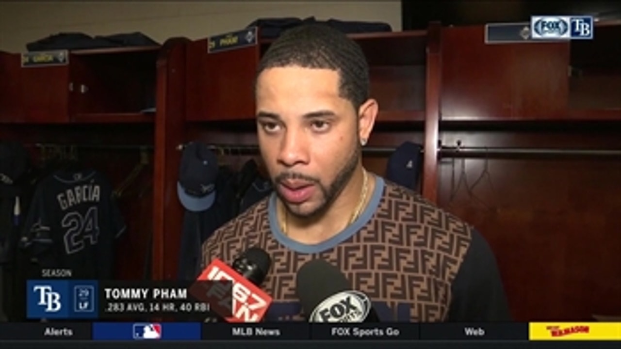 Tommy Pham on Rays' 16-4 win, what Yonny Chirinos' consistency has meant to the team