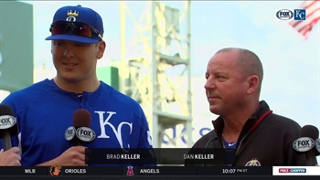 Keller's father on Royals Fathers Trip: "A dream come true"