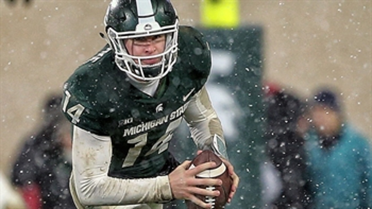 Brian Lewerke and the No. 17 Michigan State Spartans brave the elements to down the Terps 17-7